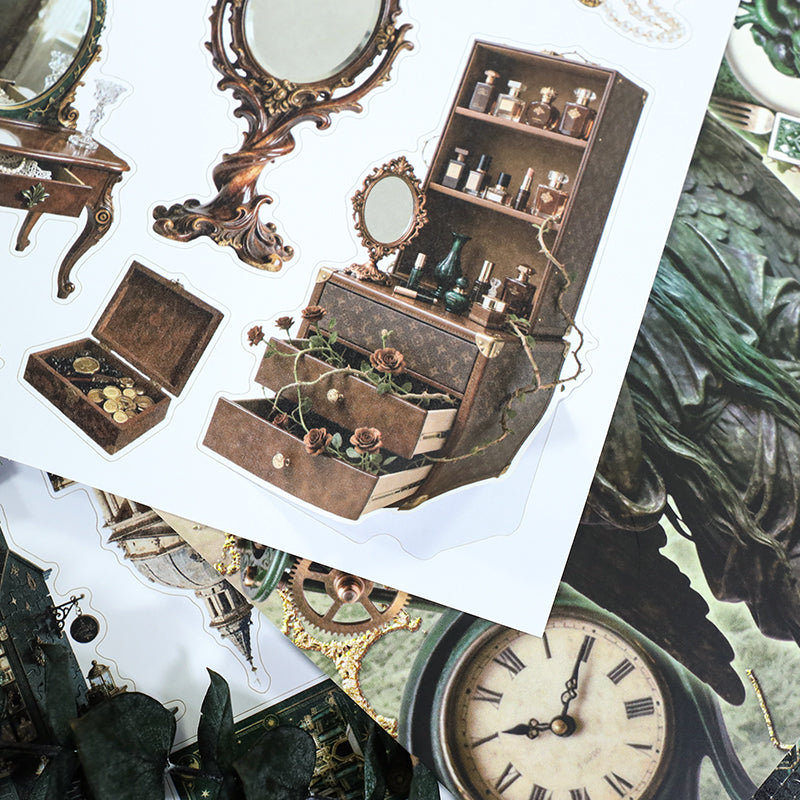 Vintage Sticker Book Vol.24 - Emerald Spell