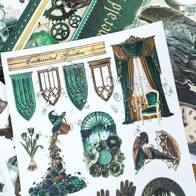 Vintage Sticker Book Vol.24 - Emerald Spell