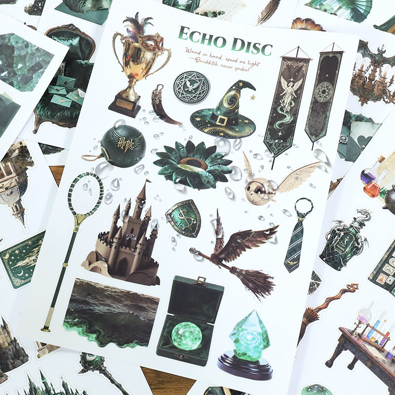 Vintage Sticker Book Vol.24 - Emerald Spell