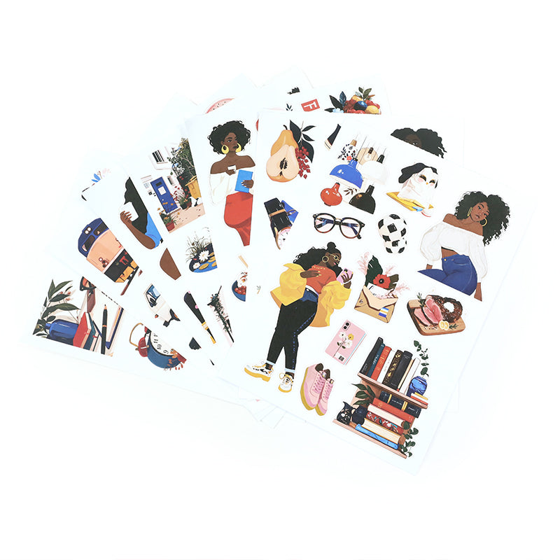 Vintage Sticker Book Vol.26 - Trendy Beauty for journaling and scrapbooking
