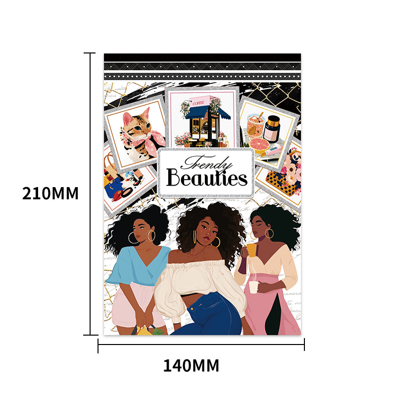 Vintage Sticker Book Vol.26 - Trendy Beauty for journaling and scrapbooking