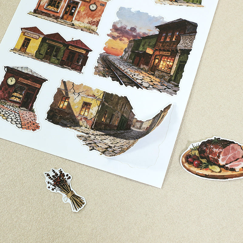 Vintage Sticker Book Vol.27 - Western Fashion for journaling and scrapbooking