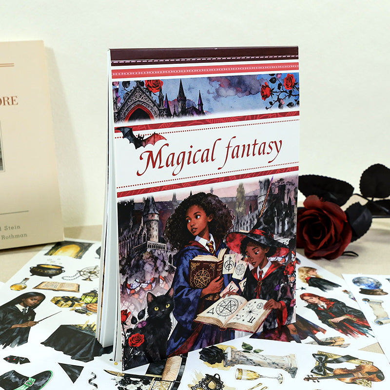 Vintage Sticker Book Vol.27 - Magical Fantasy