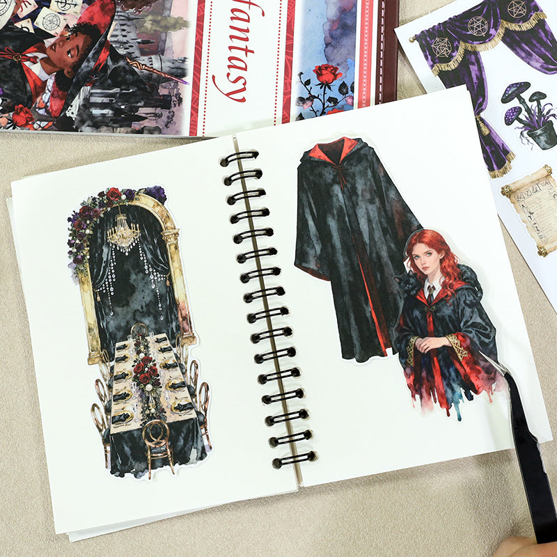 Vintage Sticker Book Vol.27 - Magical Fantasy