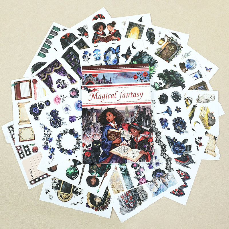 Vintage Sticker Book Vol.27 - Magical Fantasy