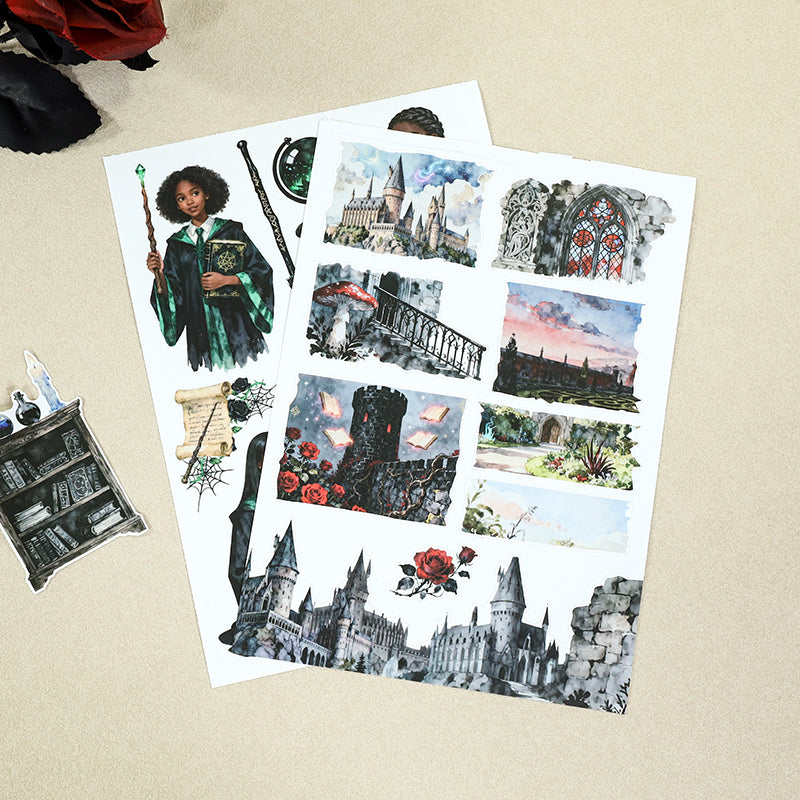 Vintage Sticker Book Vol.27 - Magical Fantasy