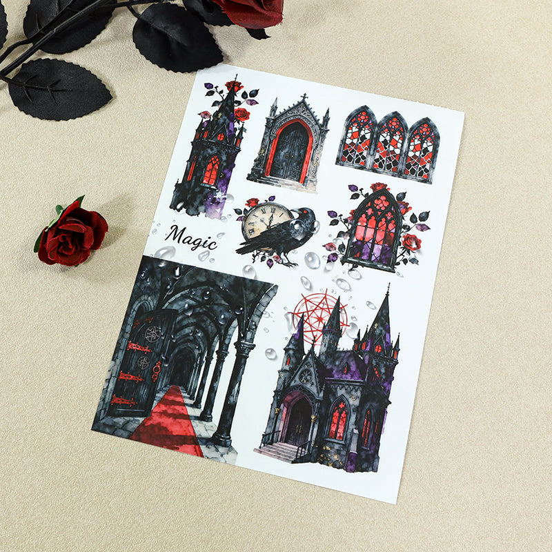 Vintage Sticker Book Vol.27 - Magical Fantasy