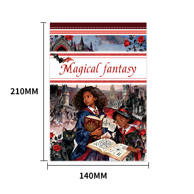 Vintage Sticker Book Vol.27 - Magical Fantasy