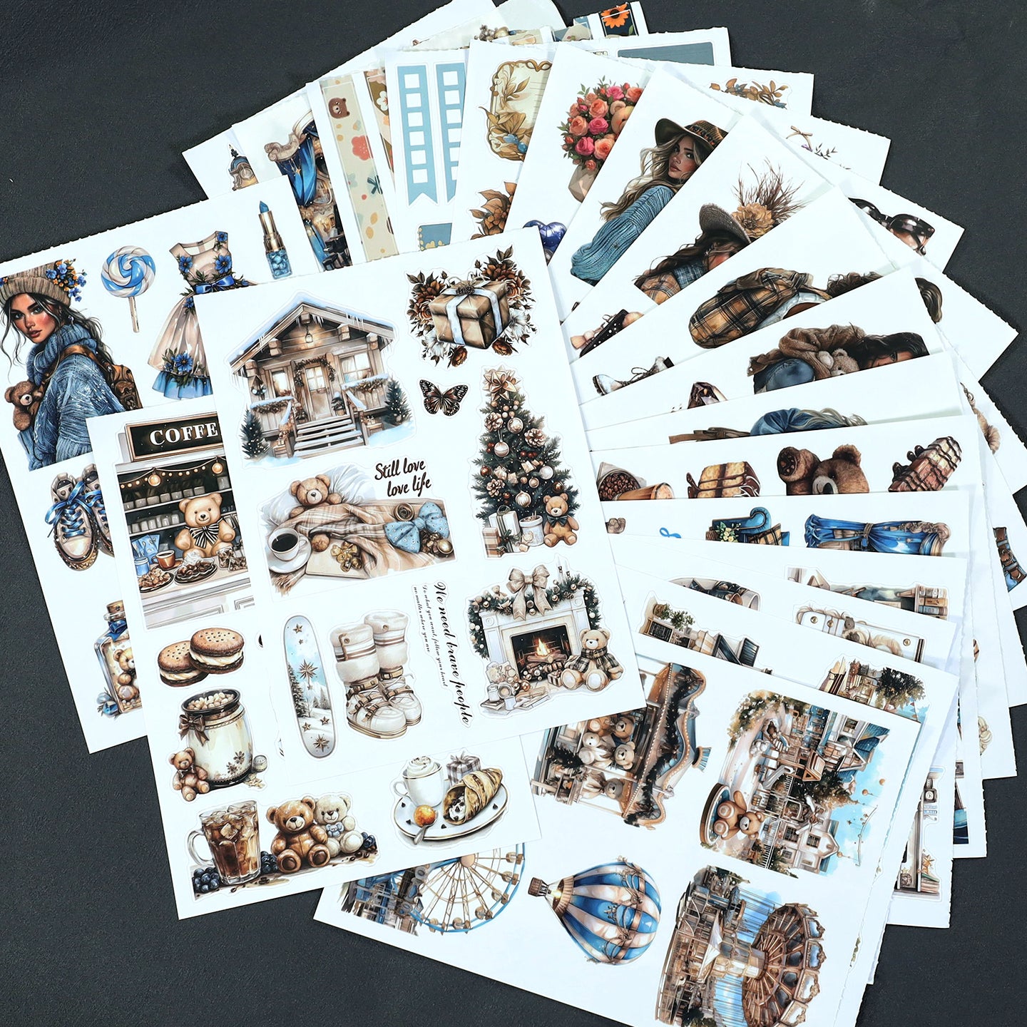 Vintage Sticker Book Vol.30 - A Teenage Girl's Thoughts