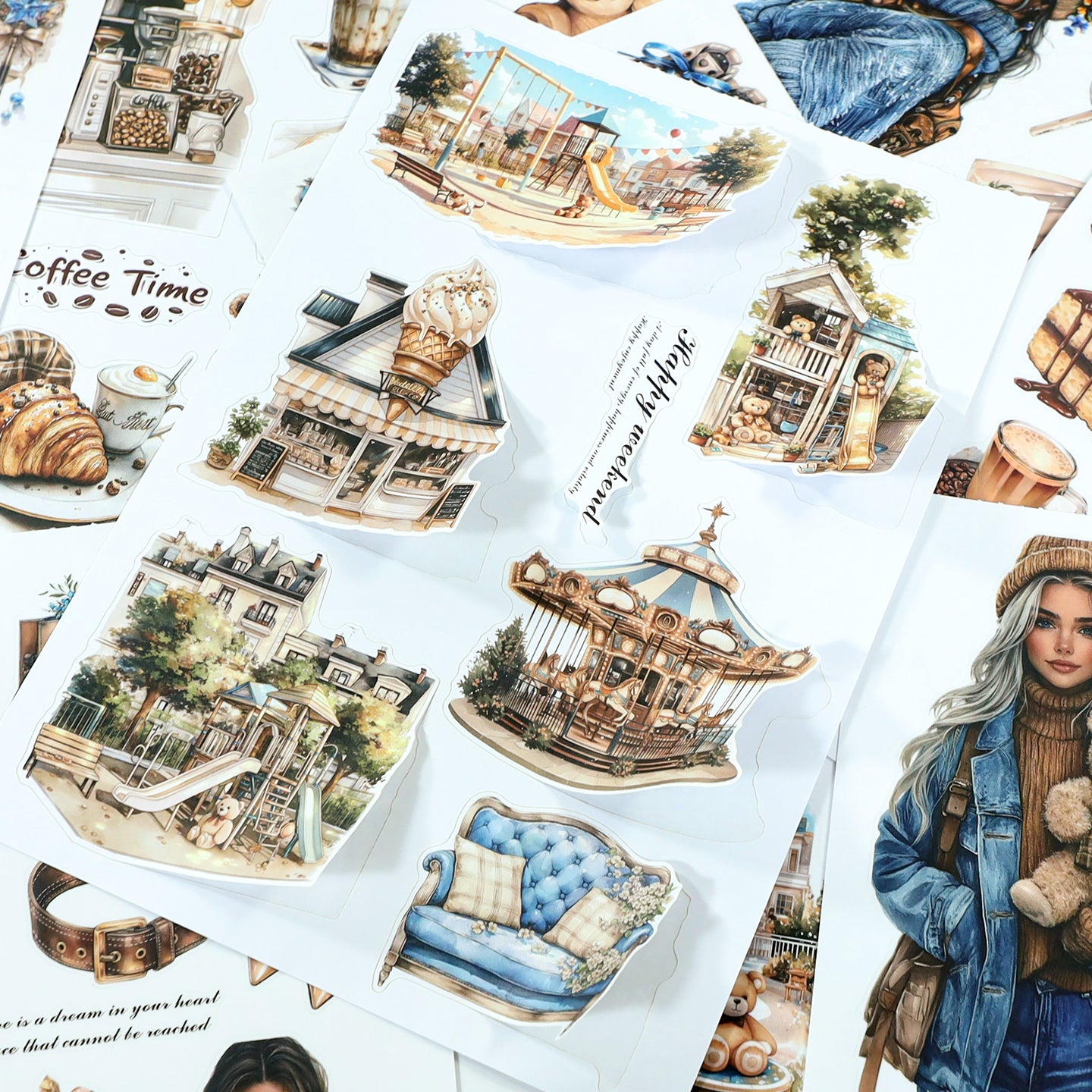 Vintage Sticker Book Vol.30 - A Teenage Girl's Thoughts