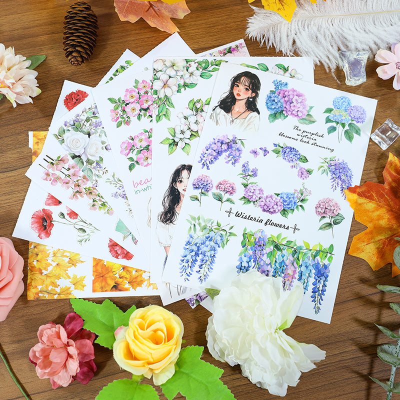 Vintage Sticker Book Vol.20 - Blossom and Wither