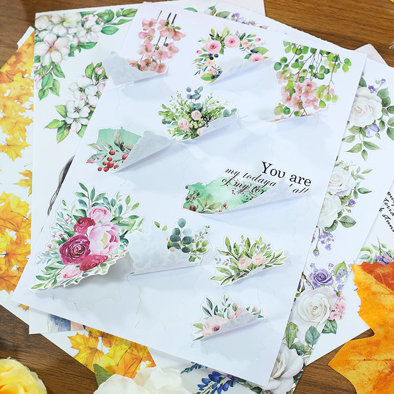 Vintage Sticker Book Vol.20 - Blossom and Wither