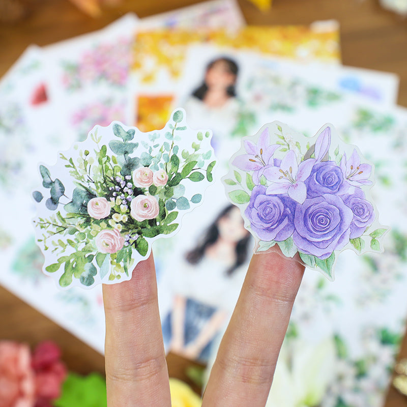 Vintage Sticker Book Vol.20 - Blossom and Wither