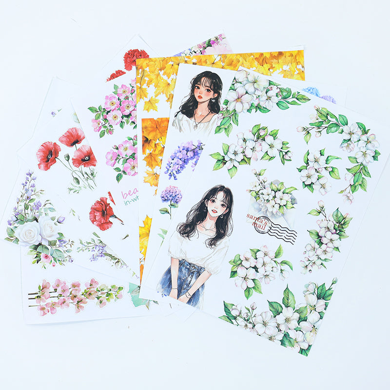Vintage Sticker Book Vol.20 - Blossom and Wither