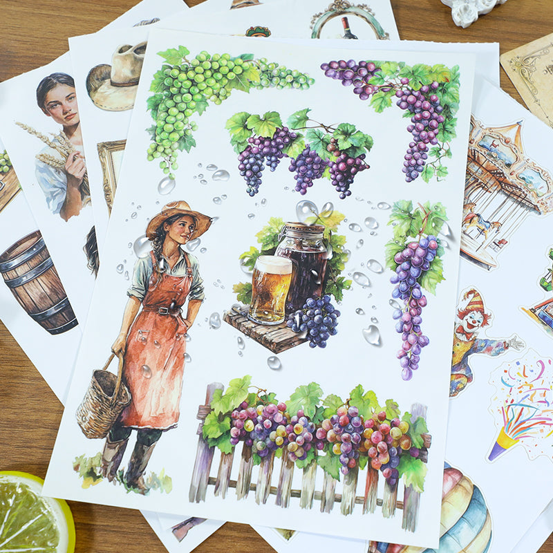 Vintage Sticker Book Vol.20 - Bubble Feast