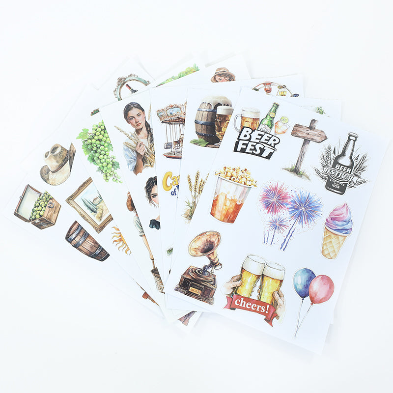 Vintage Sticker Book Vol.20 - Bubble Feast