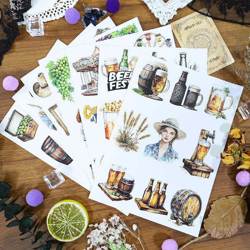 Vintage Sticker Book Vol.20 - Bubble Feast