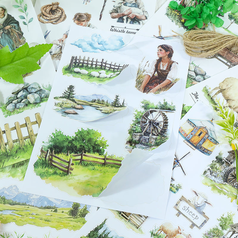 Vintage Sticker Book Vol.23 - Shepherd's Watch