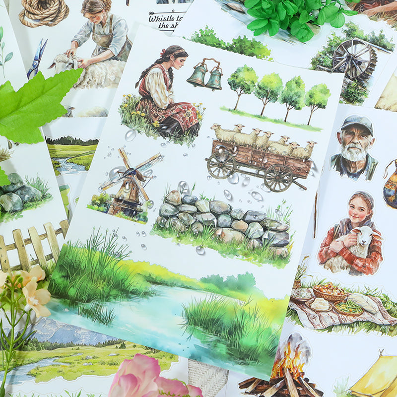 Vintage Sticker Book Vol.23 - Shepherd's Watch