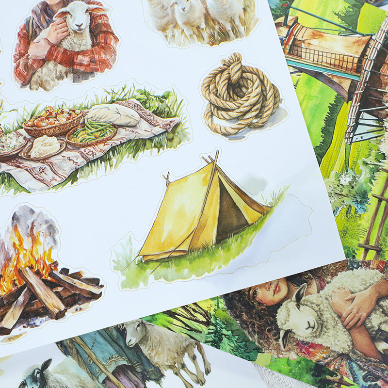 Vintage Sticker Book Vol.23 - Shepherd's Watch