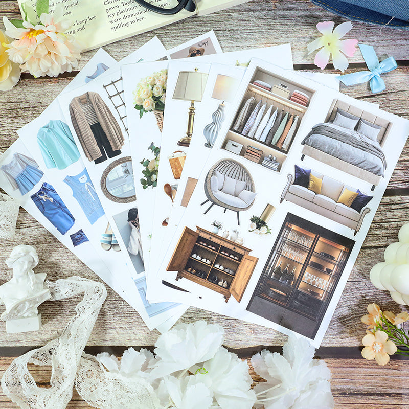 Vintage Sticker Book Vol.23 - The Cozy Nook