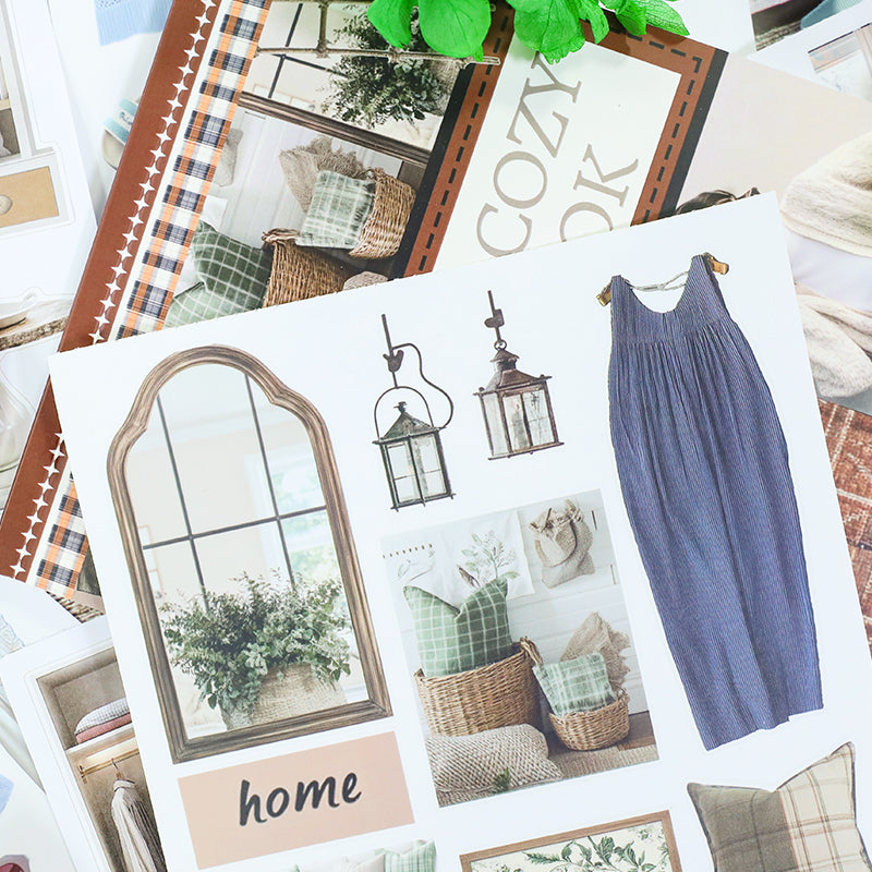 Vintage Sticker Book Vol.23 - The Cozy Nook