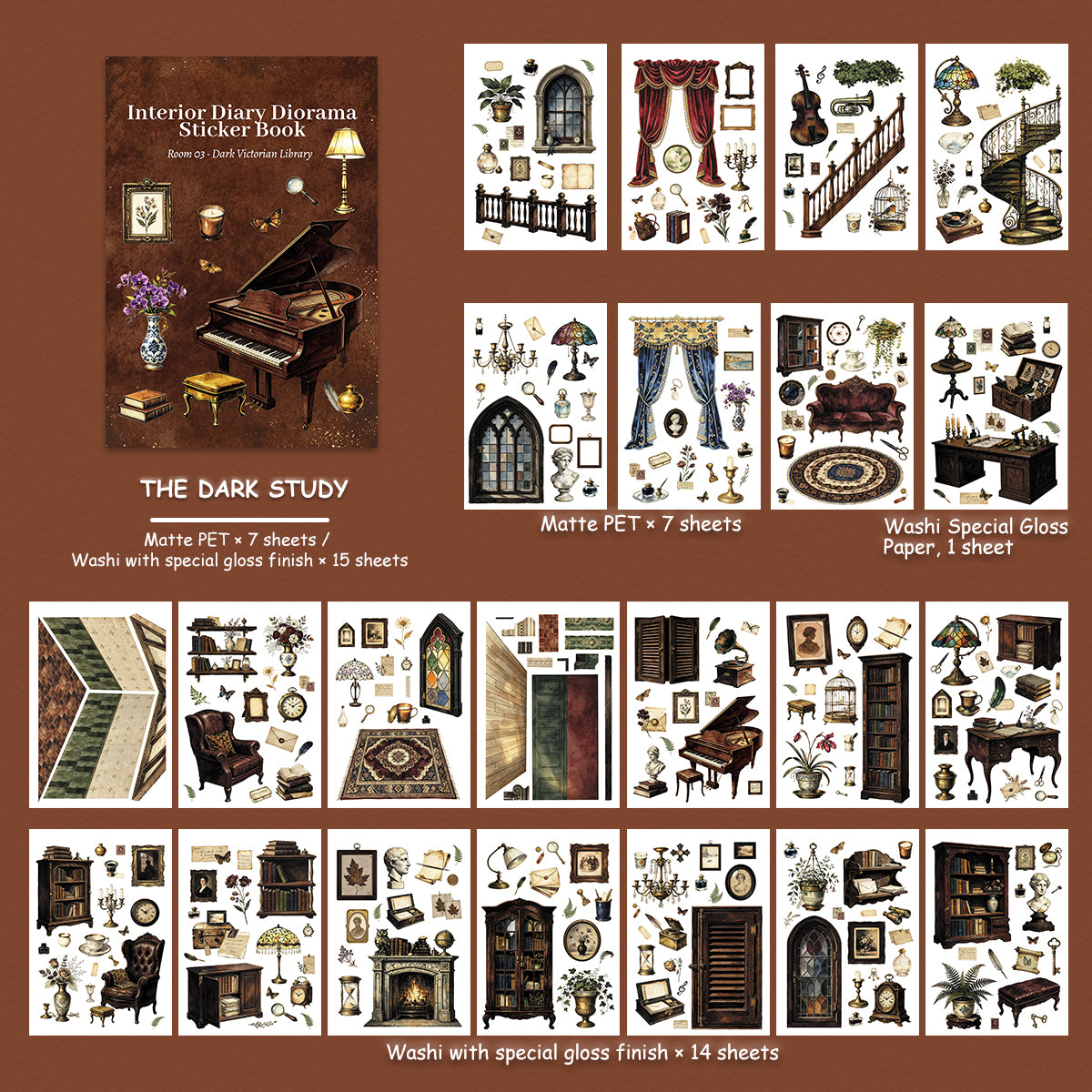 The Dark Study Sticker Book