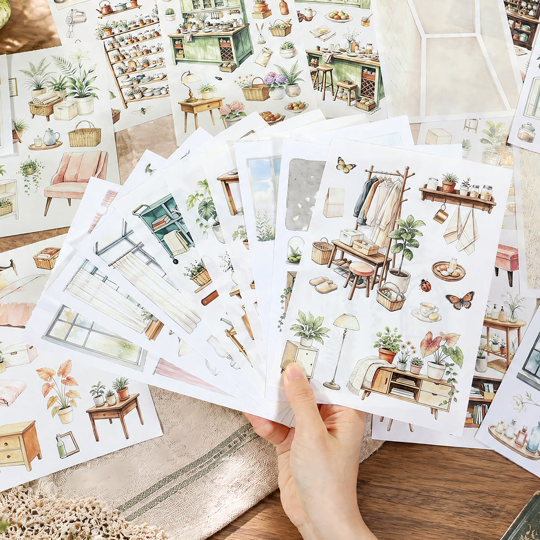 Greenhouse with Plants Sticker Book