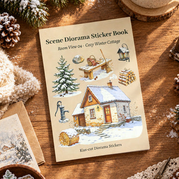 A Cozy Winter Country Home Sticker Book