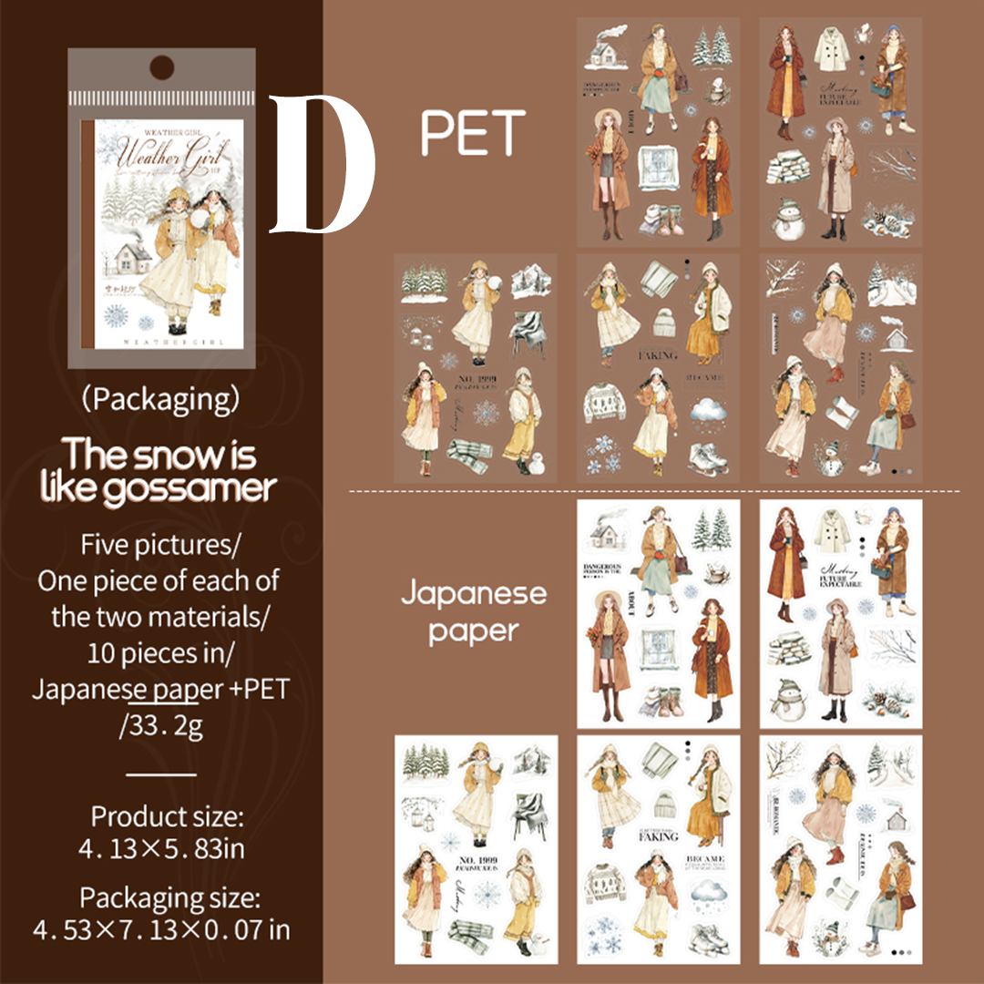 Weather Girl Sticker Books