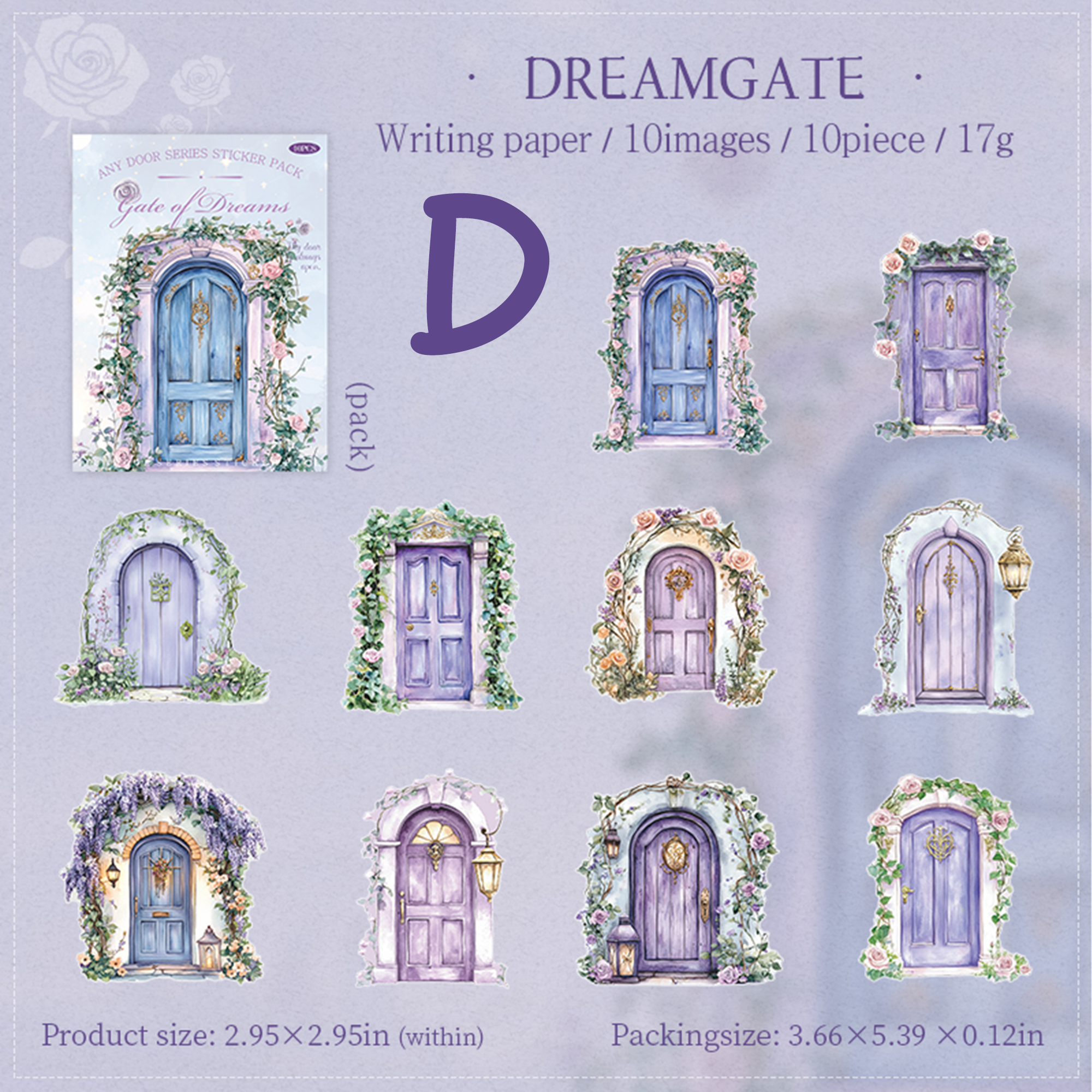 Arbitrary Gate Writing Paper Sticker