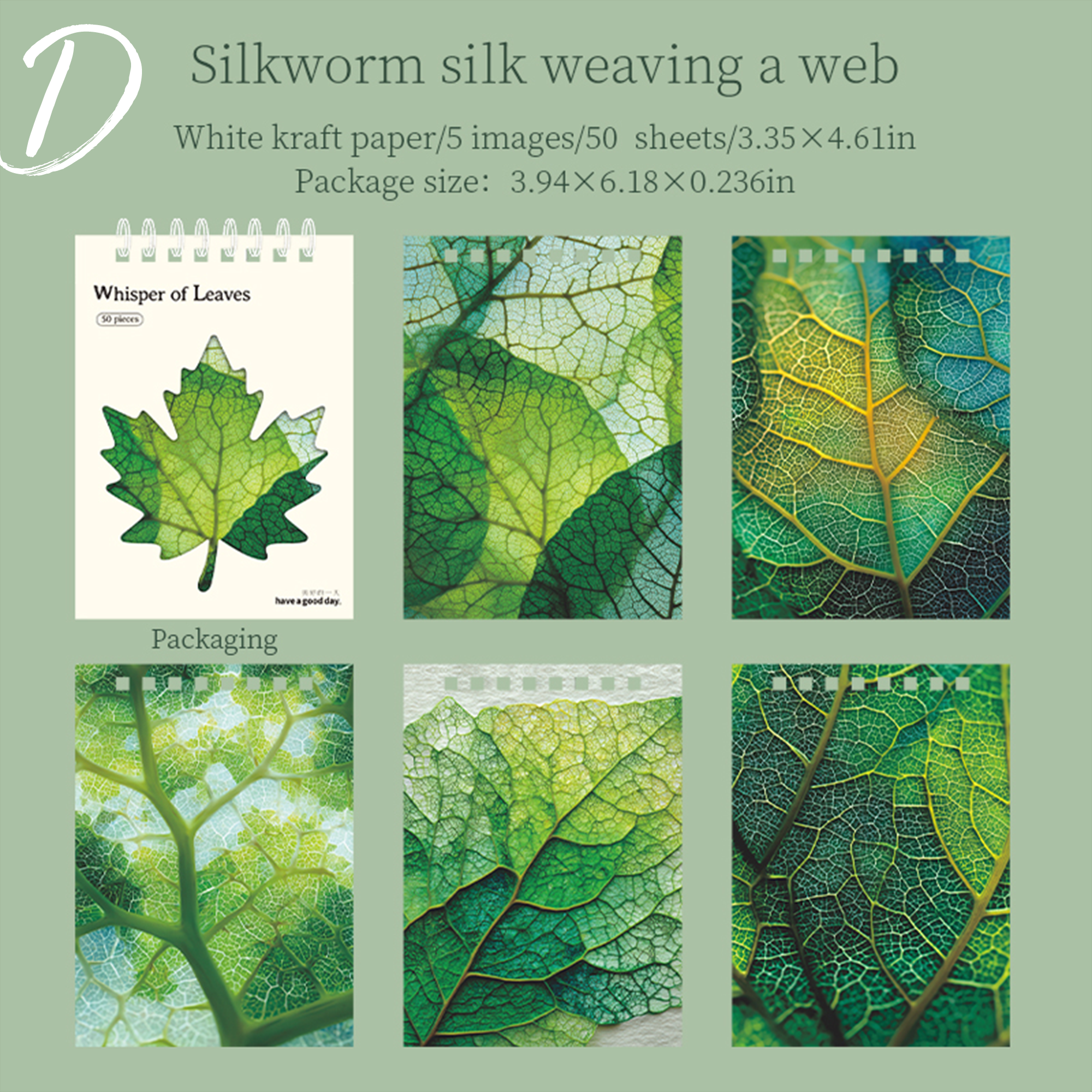 Whispers of Leaves Wirebound Book