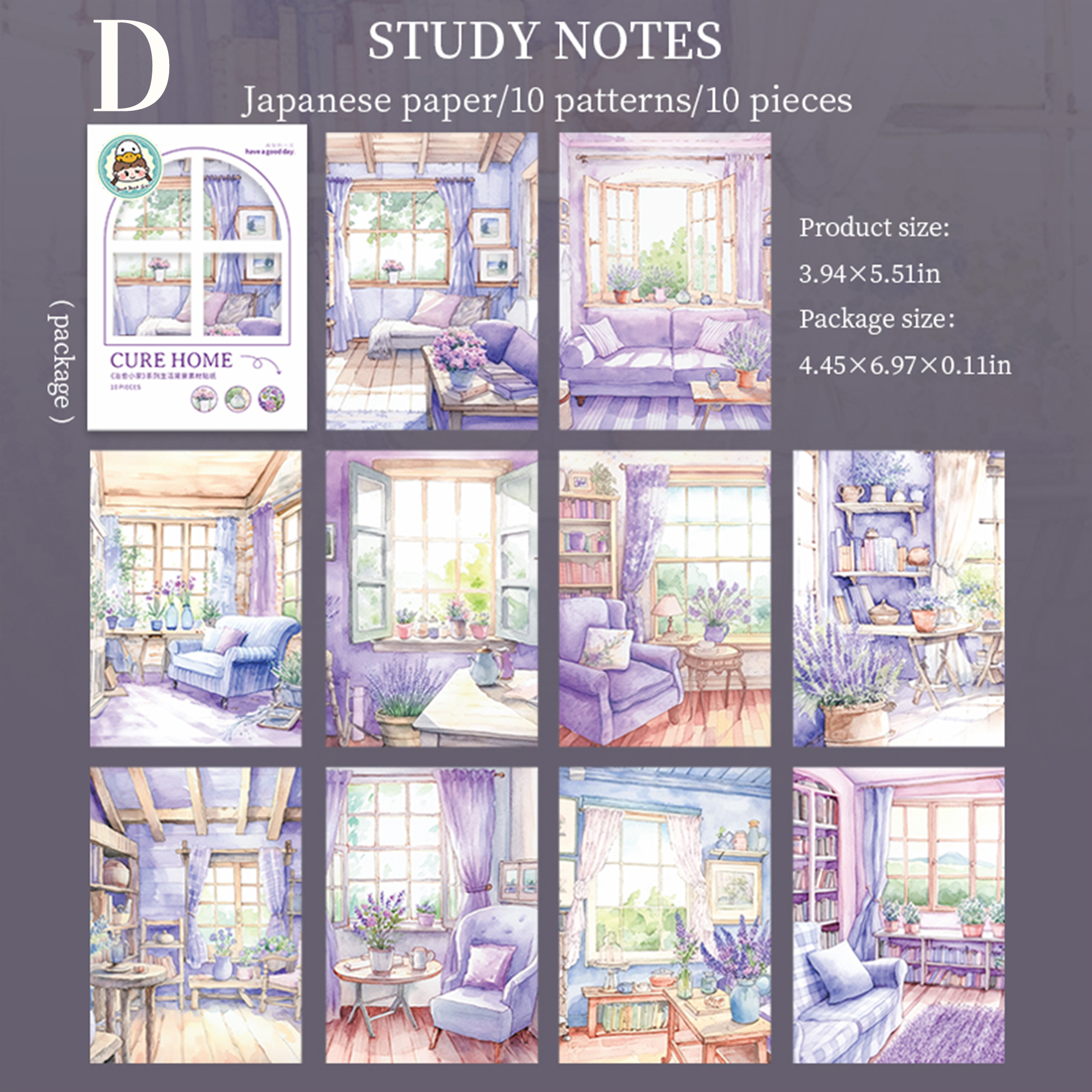 Healing Little Home Washi Sticker