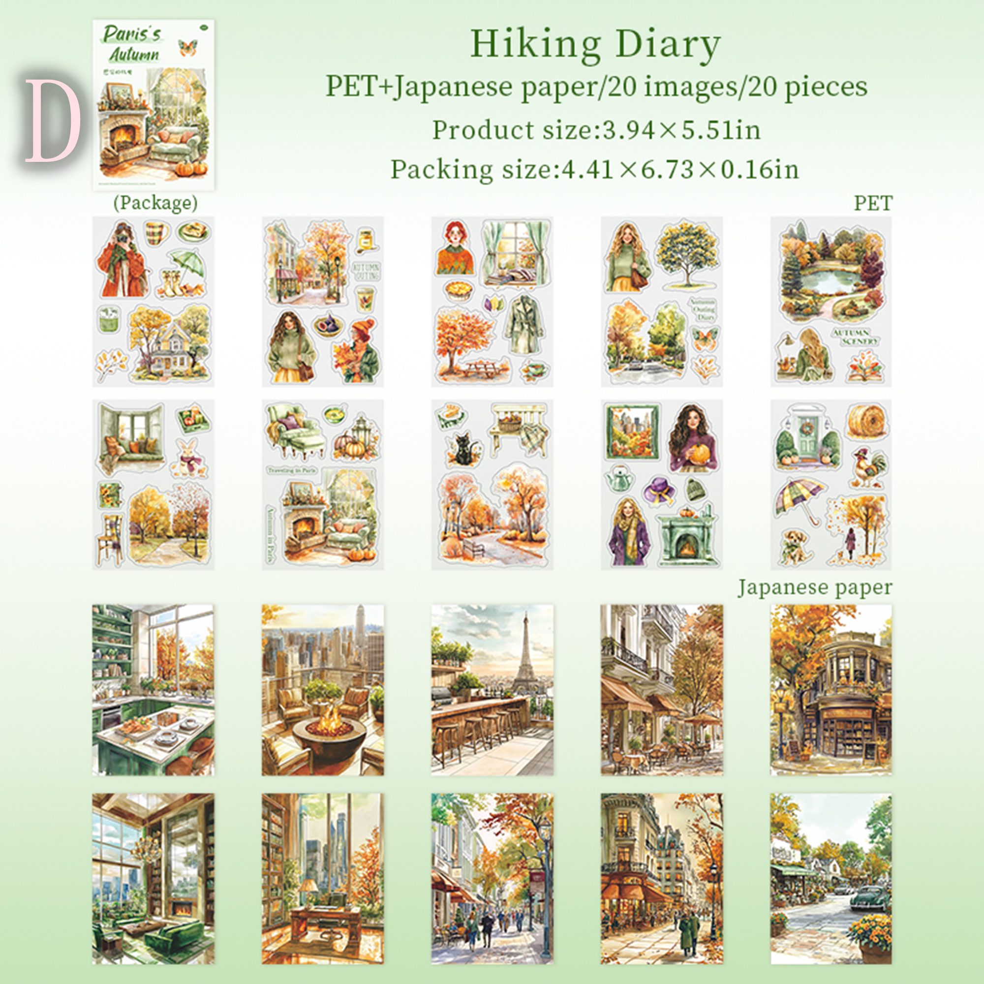 Paris's Autumn Sticker Book