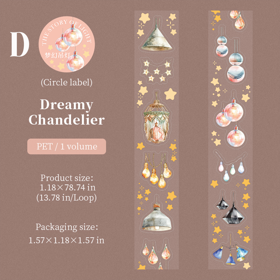 The Story of Light Pre-cut PET Tape