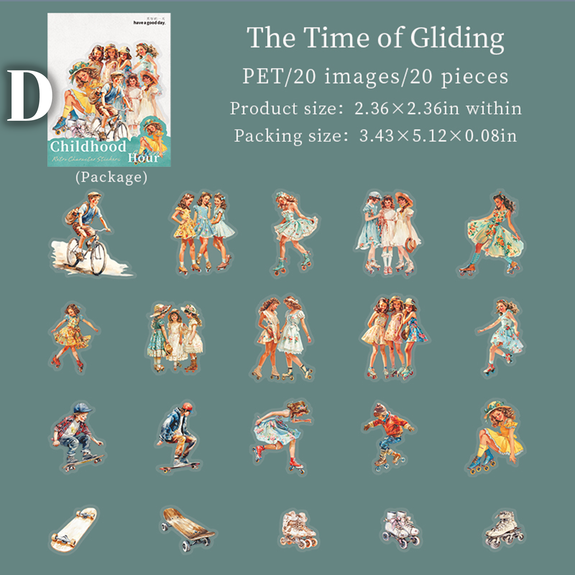 Childhood Hour PET Sticker