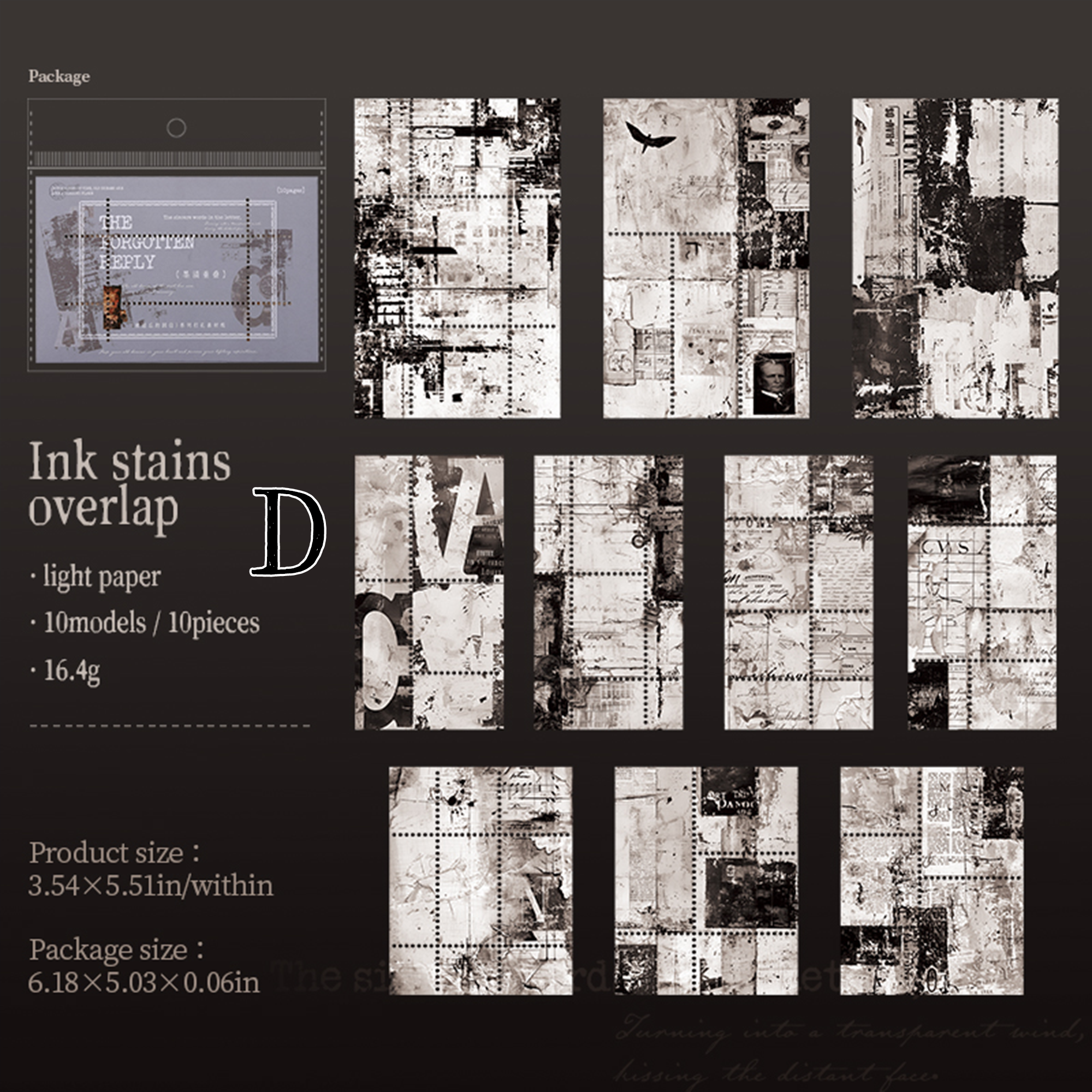 The Forgotten Reply Scrapbooking Paper