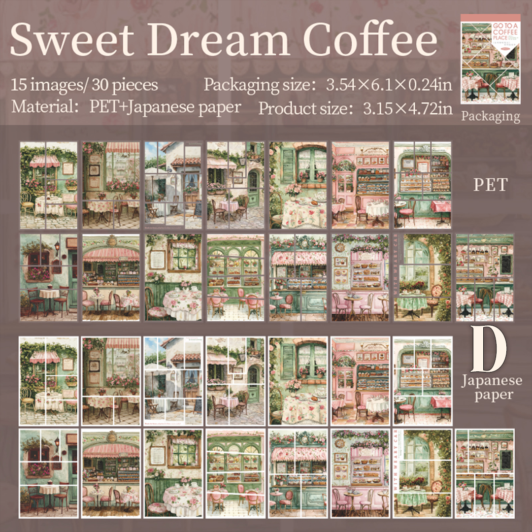 Go To a Coffee Place Sticker Book