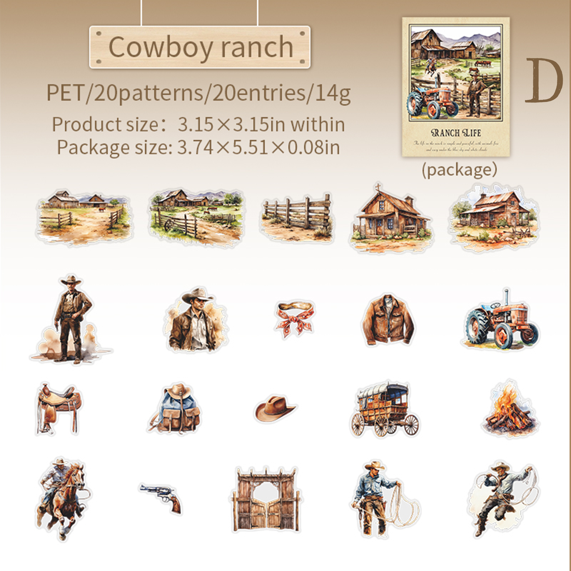 Ranch Life PET Sticker