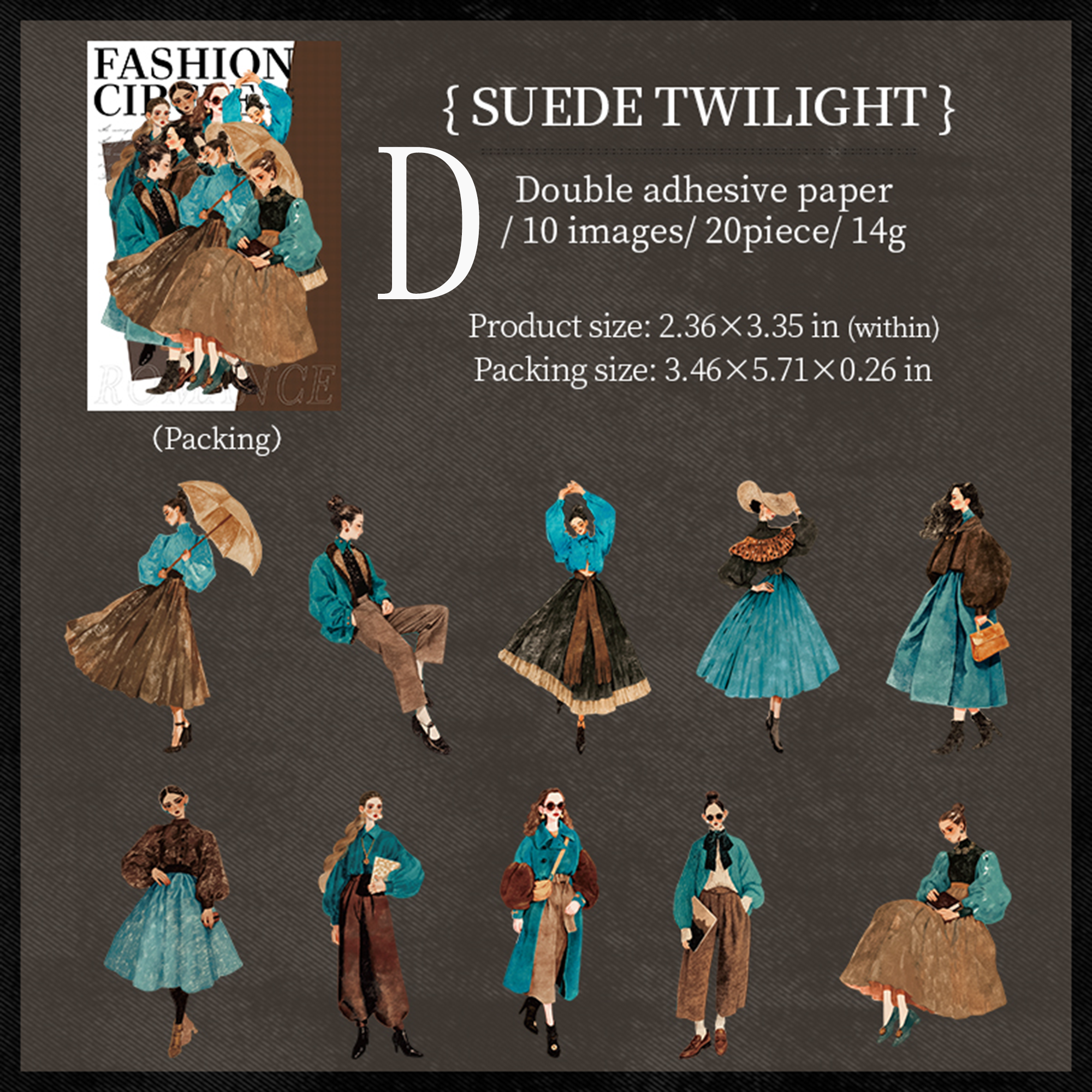 Vintage Fashion Stickers