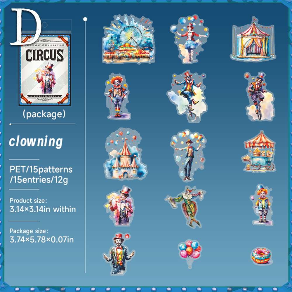 Happy Circus PET Sticker