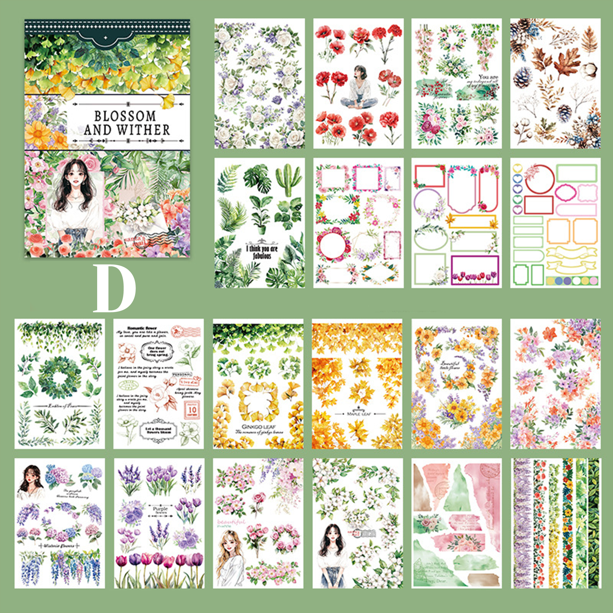 Vintage Sticker Book Vol.20