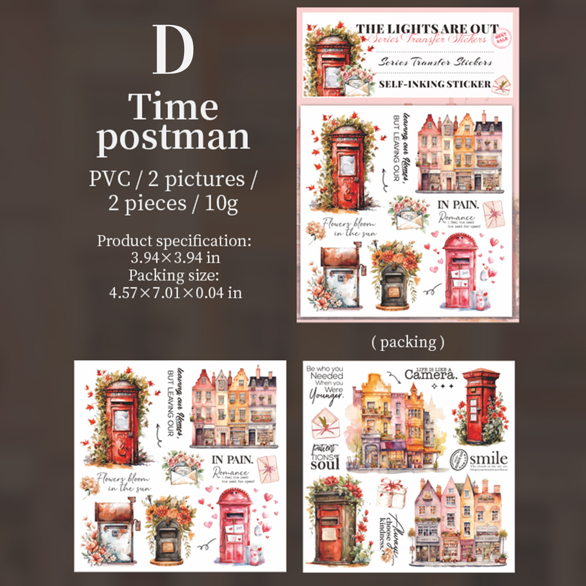 Where The Lights Are Out Transfer sticker