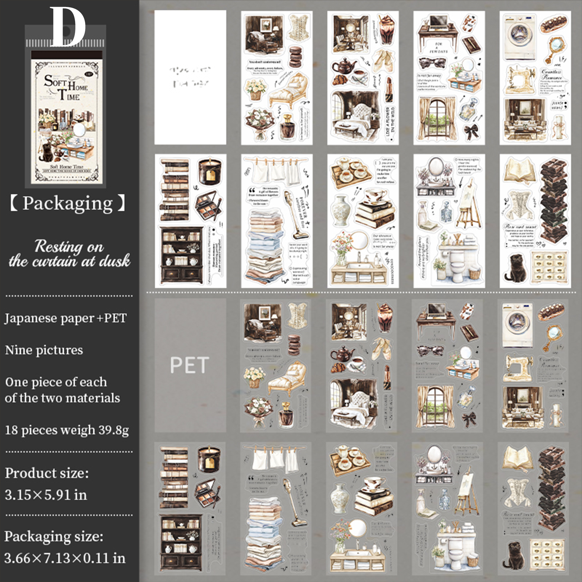 Soft Home Time Sticker Book