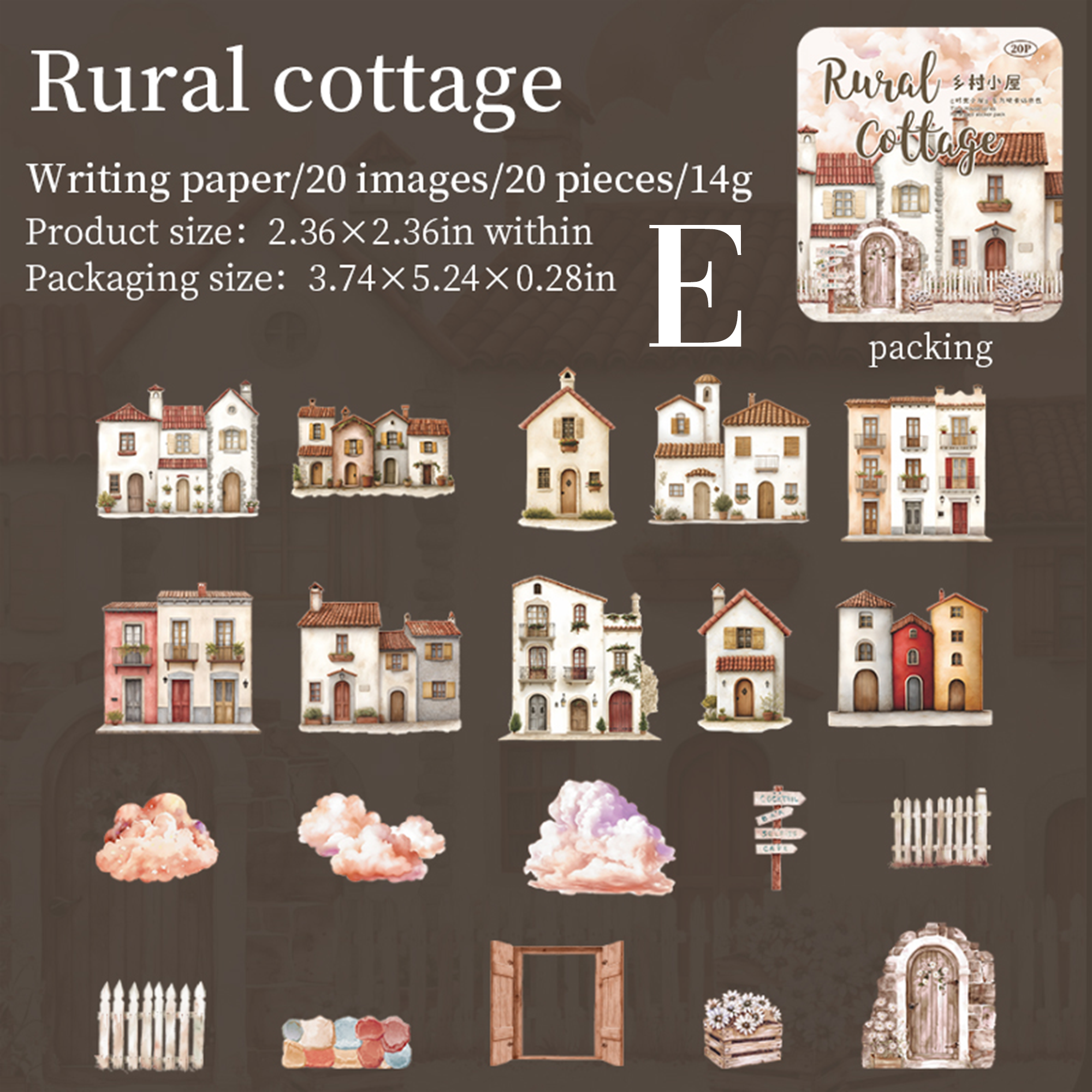 Time Cabin Paper Sticker