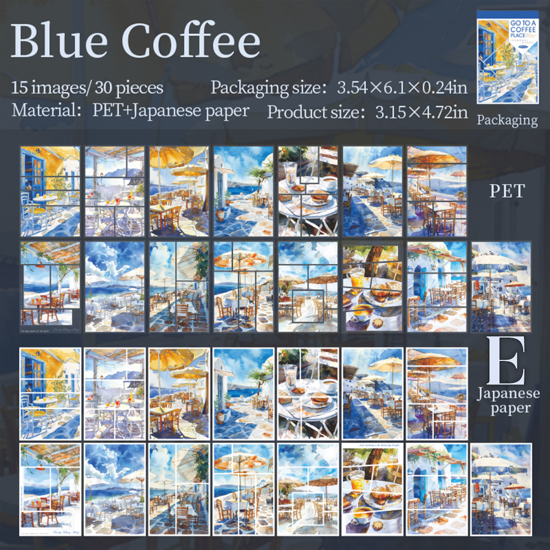 Go To a Coffee Place Sticker Book