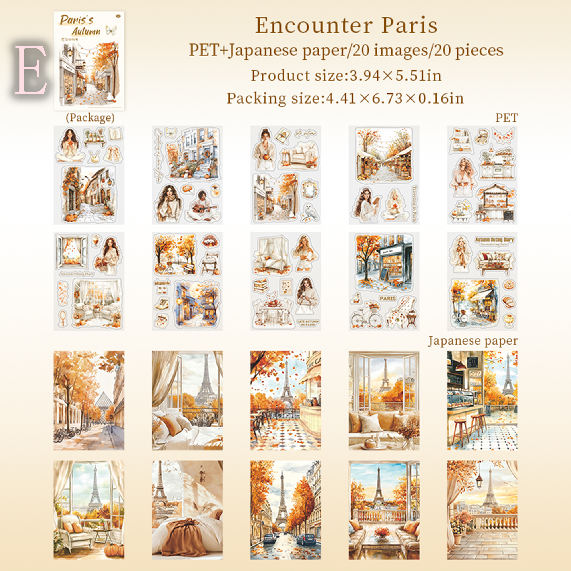 Paris's Autumn Sticker Book