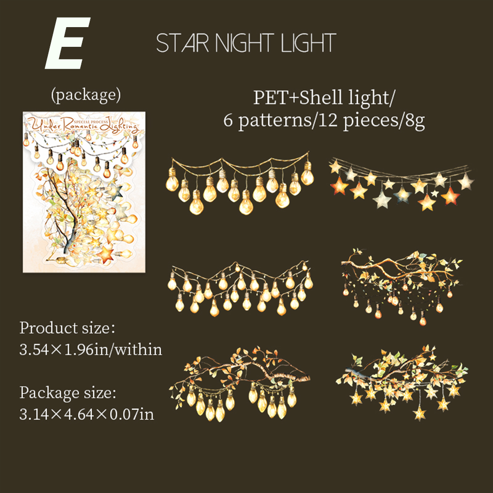 Romantic Lighting PET Sticker