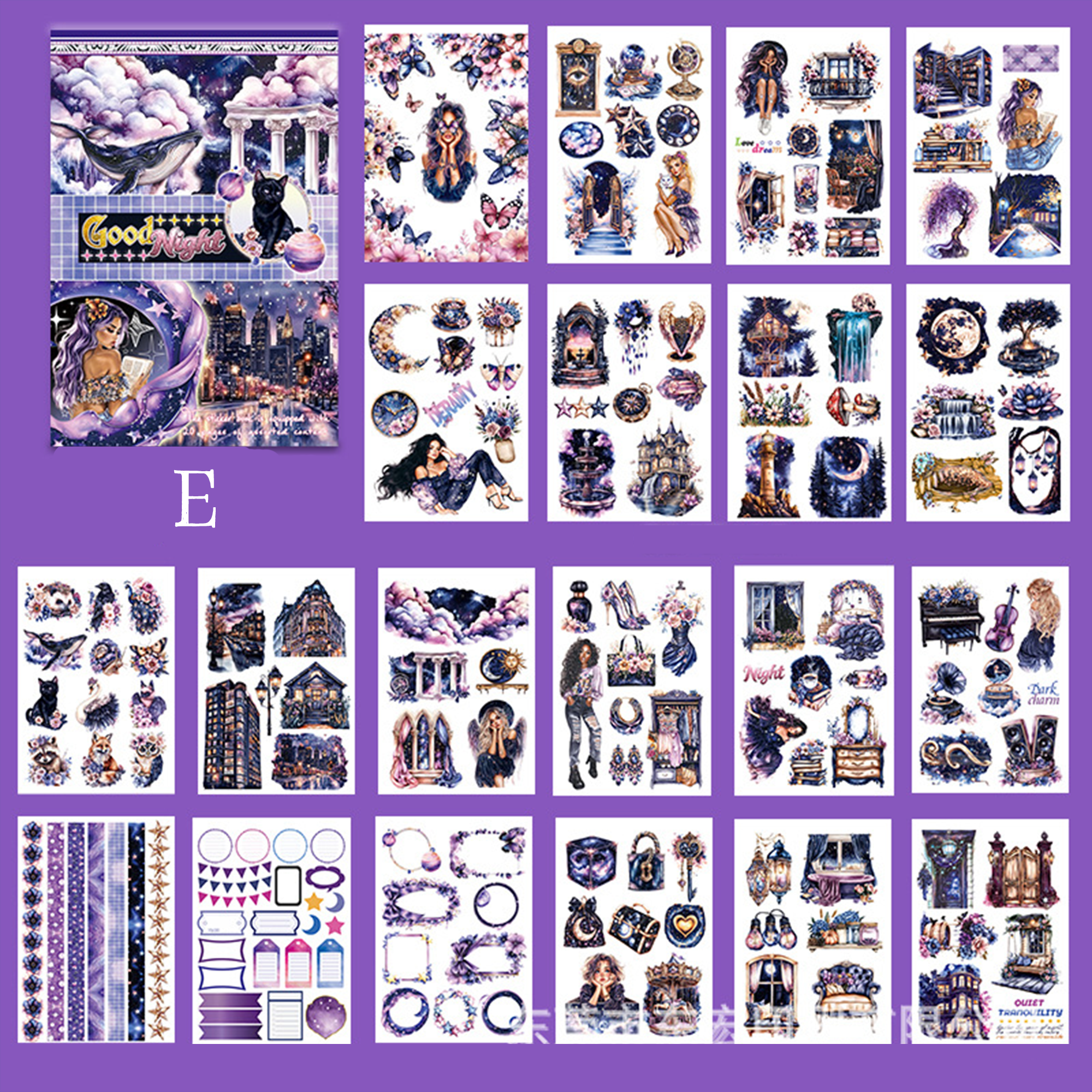 Vintage Sticker Book Vol.18