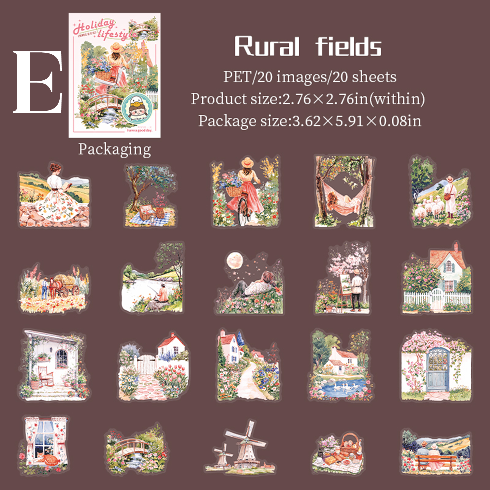 Holiday Lifestyle PET Sticker